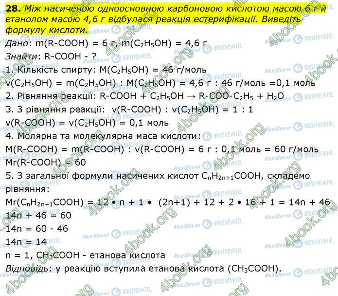ГДЗ Химия 10 класс страница Стр.125 (28)